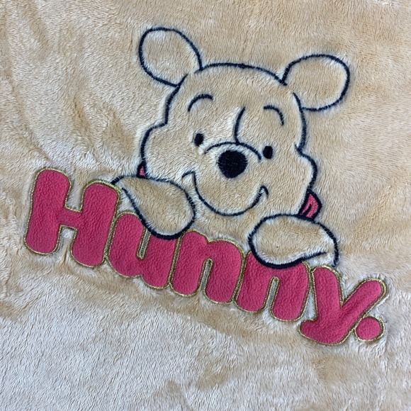 Disney Winnie The Pooh Hunny 100 Sleepwear Sleep Shirt‎ Top Plush Yellow L - Picture 6 of 8